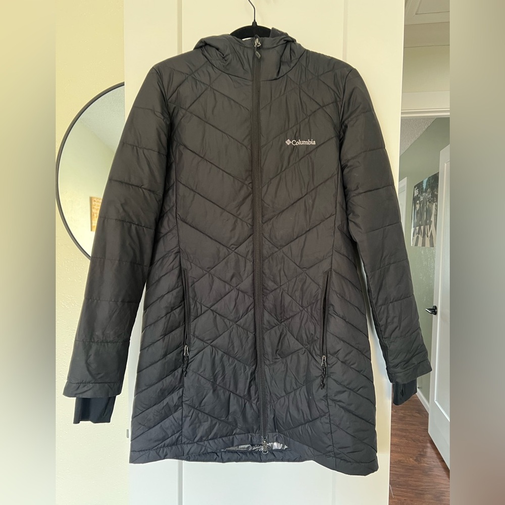 Columbia Black Winter Long Coat